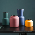 Morandi color style ceramic vase home accessories decor flower pot ornaments for room living decorative vase
